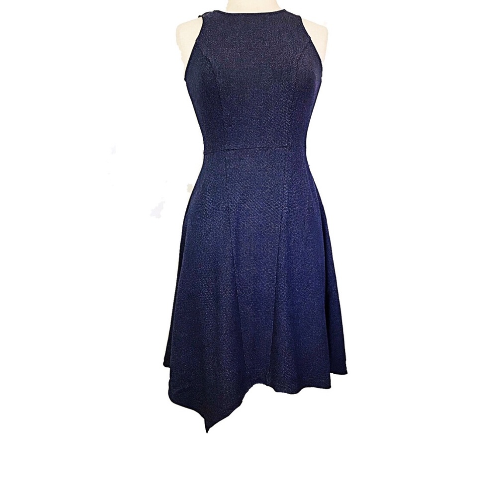 Black/Navy Career Dress